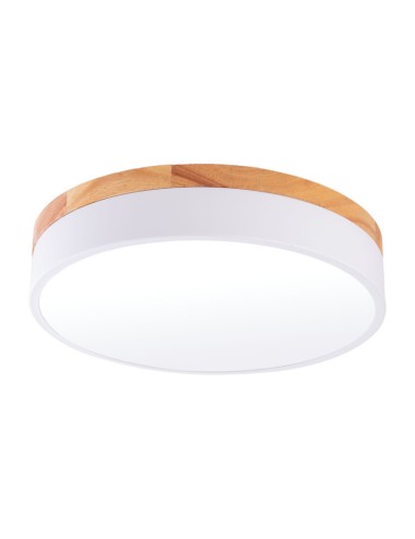 Plafonnier LED 24W 2493Lm Télécommande (Luminosité-CCT) 10.000H [HO-CCT-DL24W]