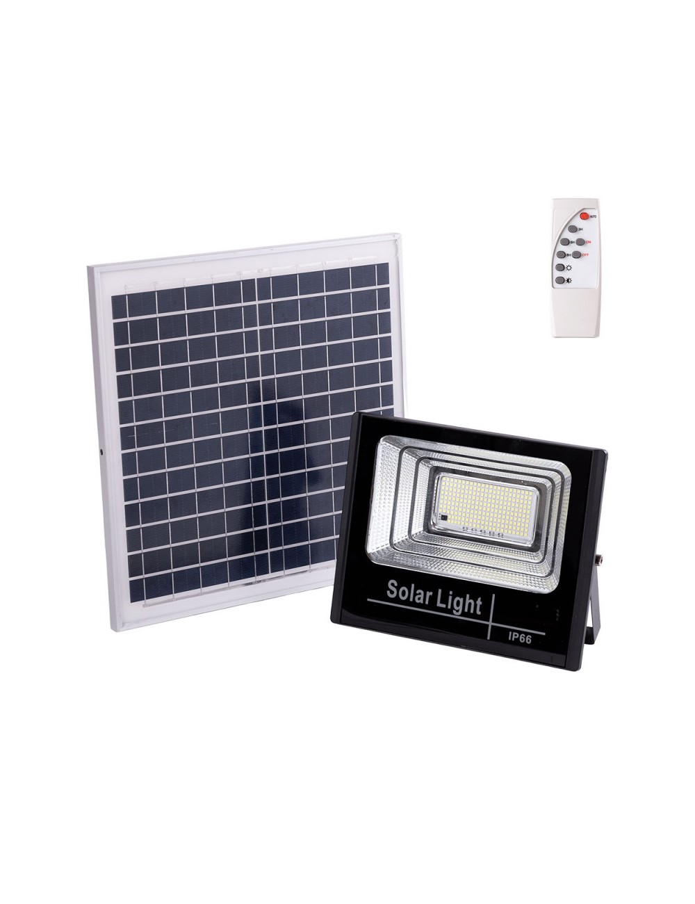 Solaire LED Floodlight 120W 6500K Panneau: 6V/15W Battery: 3.2V/8000MaH Remote Control [HO-SolaireFL-120W-01]
