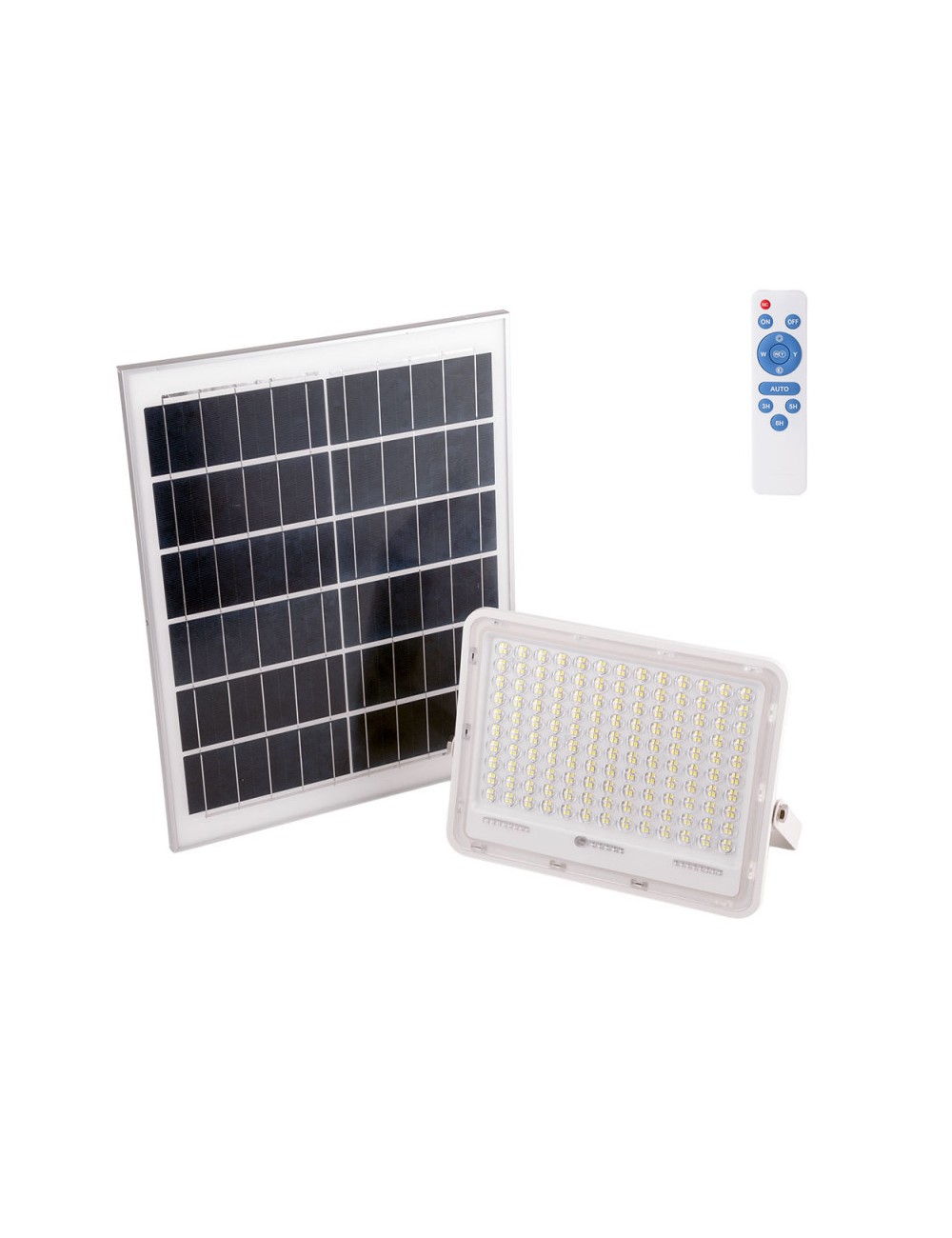 Solaire LED Floodlight 150W 6500K Panneau: 6V/20W Battery: 3.2V/15000MaH Remote Control [HO-SolaireFL-150W-02]