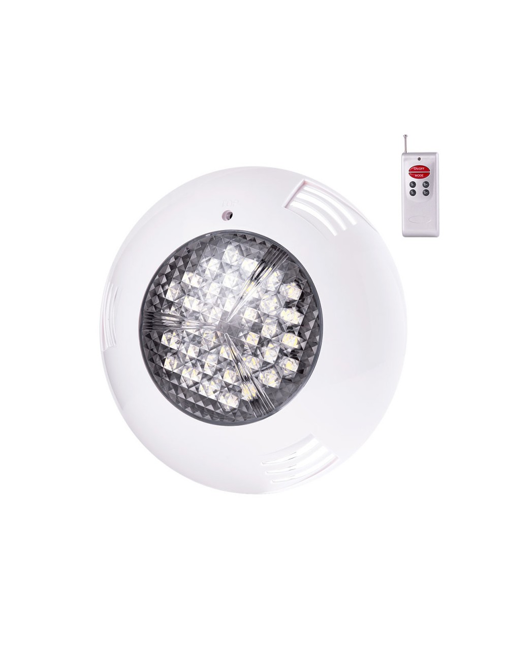 Lumière de la Piscine LED 36W RVB Avec Télécommande Distancia   Ø295mm 30,000H Monté En Surface [WR-295-2AS-36W-RVB]