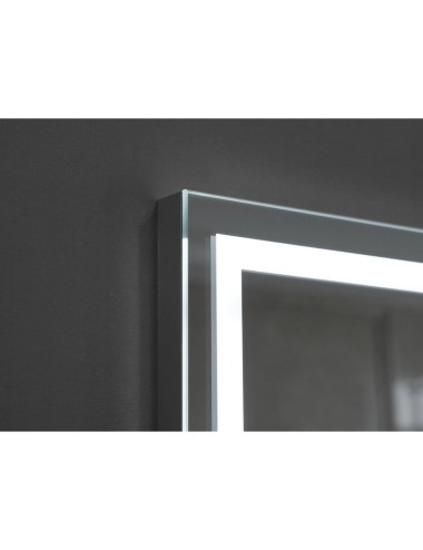Miroir Salle de bain éclairée \"Malta\" 120Cm BlancBlanc froid/jour/chaud Sensor Désembuage/On-Off Miroir Grossissant x5 [LIM