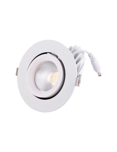 Encastré LED 20W 2000Lm 4000ºK Rond Orientable 40.000H [HO-COB-C-OR-20W-W]