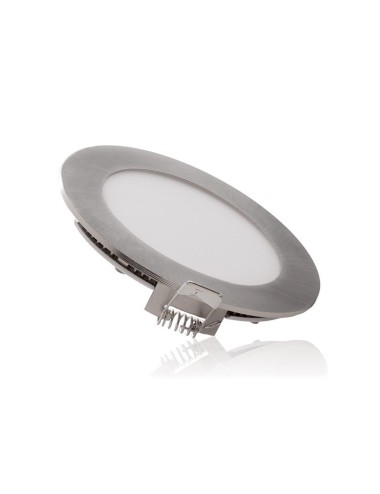 Downlight LED 9W 720Lm PF 0.99 Nickel Satiné 230V AC