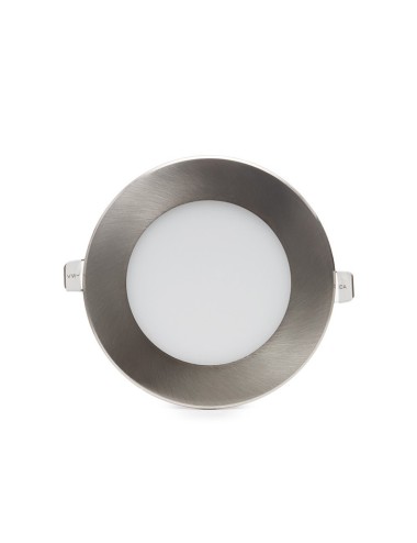 Downlight LED 9W 720Lm PF 0.99 Nickel Satiné 230V AC