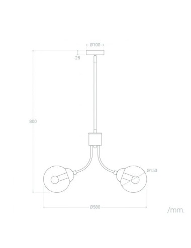 Lampe À Suspension \"Neuquen\" [SKD-P80022]