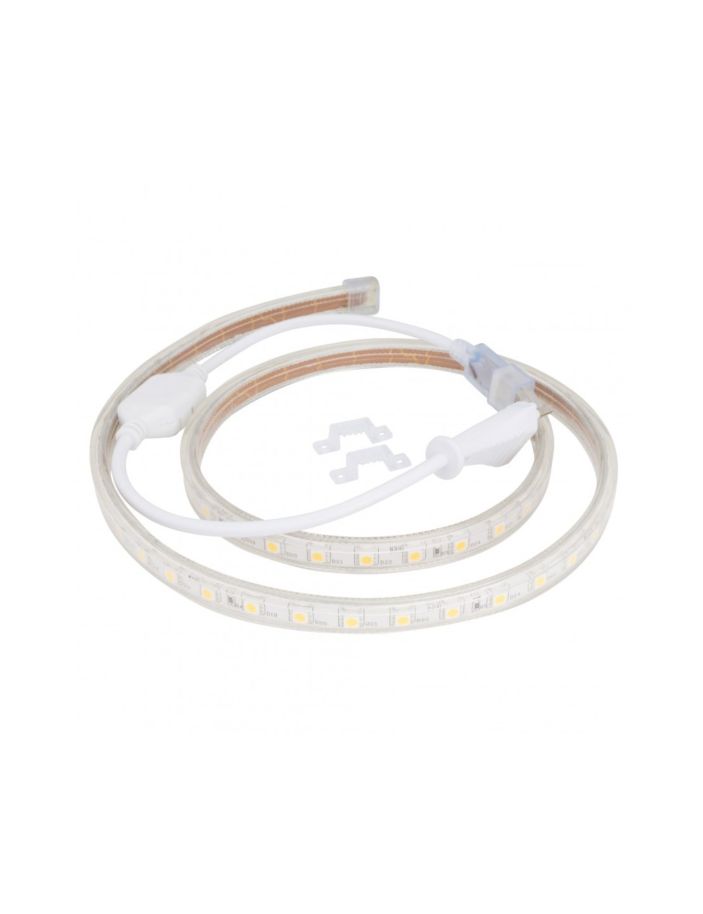 Bande de 60 LEDs/M SMD5050 220VAC x22M 40.000H [GR-5050220VAC22M]-