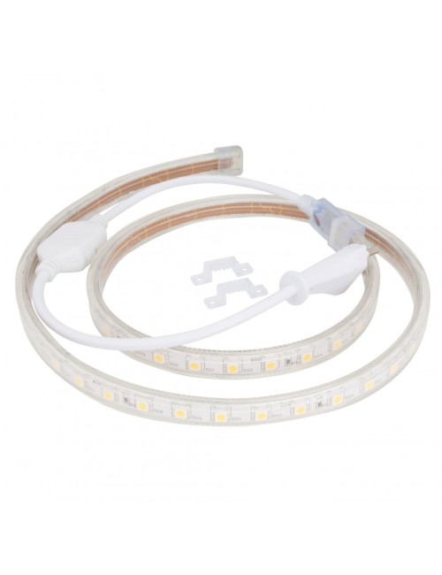 Bande de 60 LEDs/M SMD5050 220VAC x22M 40.000H [GR-5050220VAC22M]-