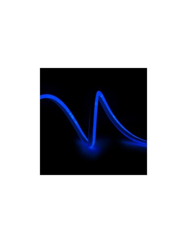 Tuyau LED \"Neon Flex\" 4.5W 125Lm 80LEDs/M 4,5W/M 220-240VAC IP66 x1M 40.000H [CR-NEON80B]- Bleu
