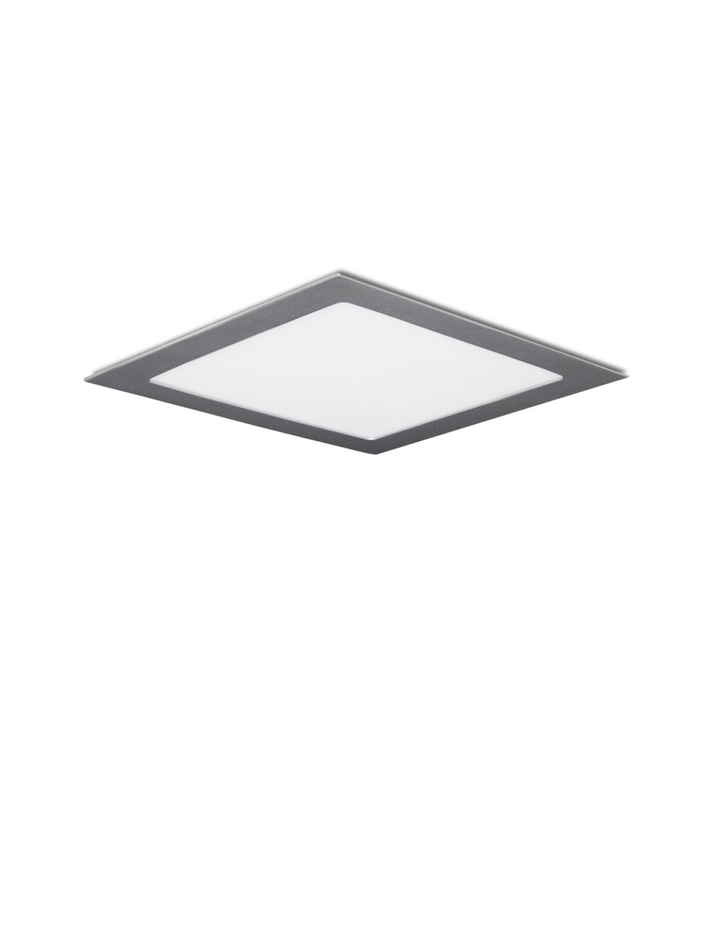 Slimline Downlight 18W 1.350Lm 6000ºK Carré Argent 40.000H [GR-RDP1405-18W-CW]