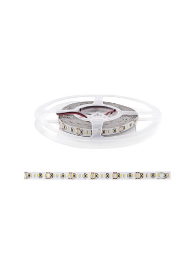Bande de 204 LEDs/M 105W 2.450Lm 6000ºK SMD3014 24VDC IP20 x5M 50.000H [SU-3014-204-21W-CW]-Blanc Froid