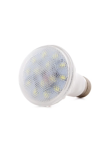 Ampoule LED E27 7W 560Lm 6000ºK Céramique R63 40.000H [HO-7W-R63-E27-CW]