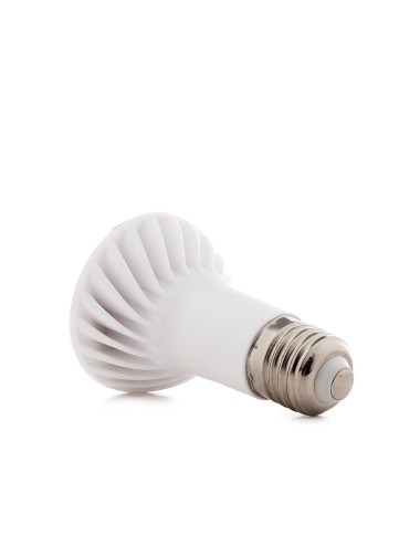 Ampoule LED E27 7W 560Lm 6000ºK Céramique R63 40.000H [HO-7W-R63-E27-CW]