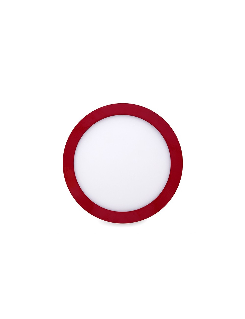 Plafonnier LED 18W 1357Lm  3000ºK Rond Rouge 40.000H [HO-JM18WR-R-WW]