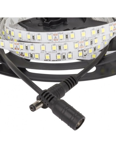Bande de 600 LEDs 60W 5.500Lm 6000ºK SMD2835 24VDC x5M 40.000H [GR-RDT2835-120-24-CW]-Blanc Froid