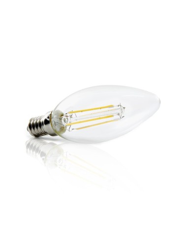 Ampoule LED E14 4W  273Lm 2000ºK Filament 40.000H [JTX-J14DHA42-WW]