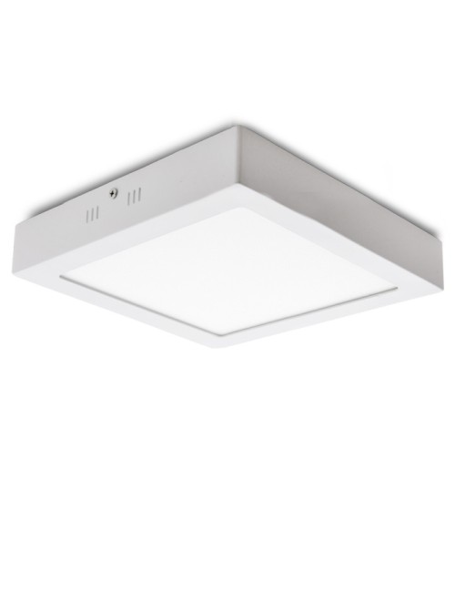 Plafonnier LED 24W 1.900Lm 6000ºK Carré 40.000H [HO-PLAF-R-24W-CW]