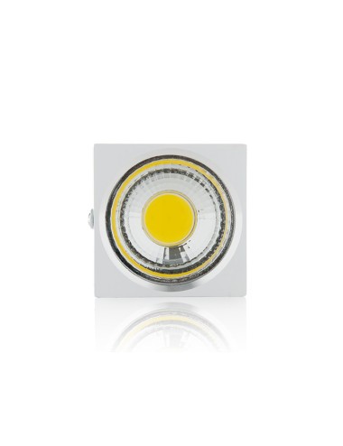Downlight LED de  Monté En Surface 3W 252.2Lm 3000ºK Carré 40.000H [BF-MZ3002-3W-W-R-WW]
