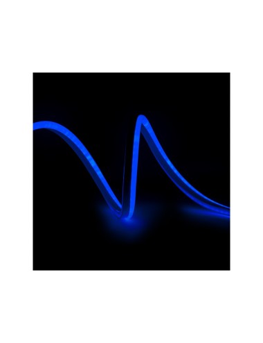 Tuyau LED \"Neon Flex\" 8W 80LEDs/M 8W/M 24VDC IP66 x1M 40.000H [CR-NEON80-24-B]- Bleu