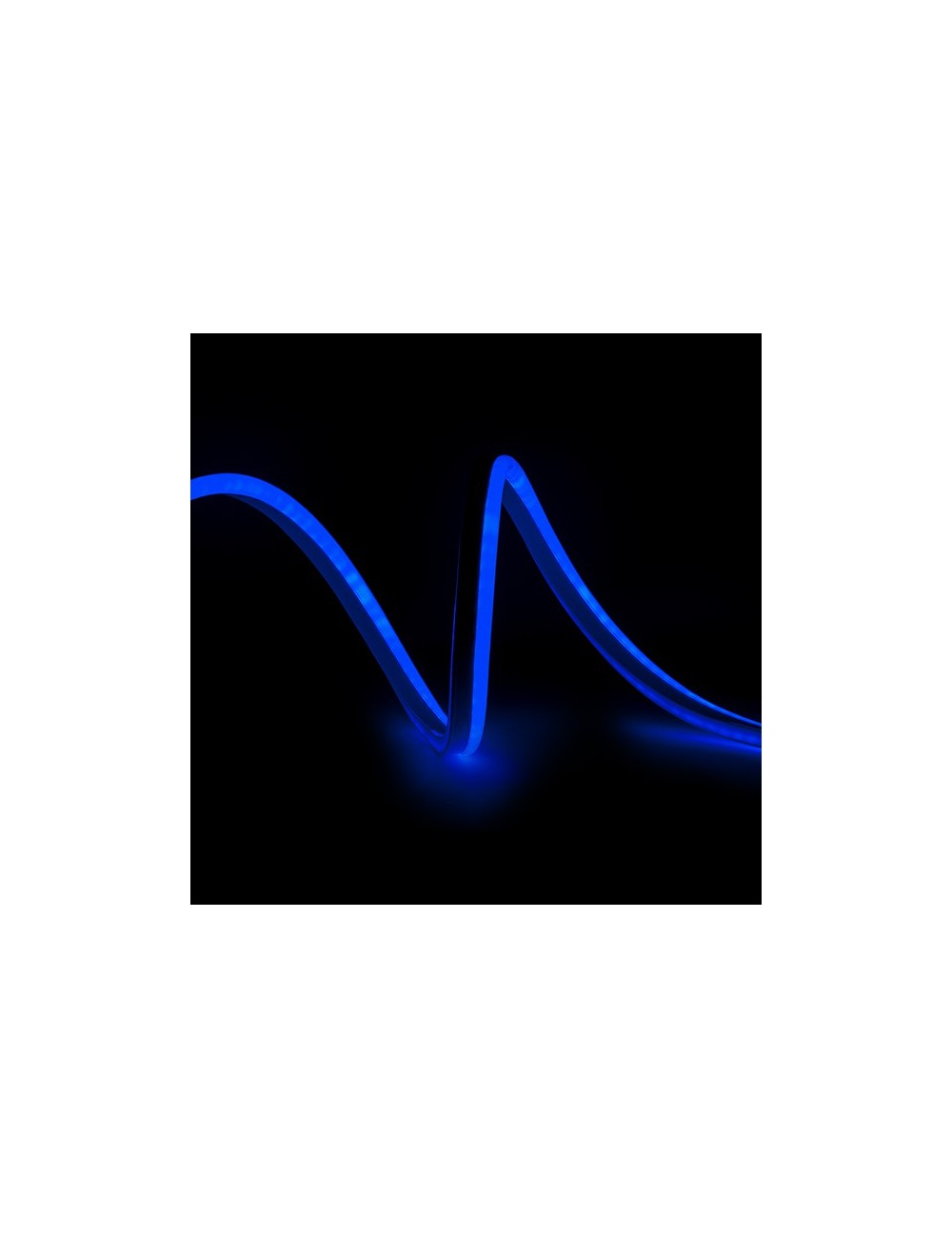 Tuyau LED \"Neon Flex\" 8W 80LEDs/M 8W/M 24VDC IP66 x1M 40.000H [CR-NEON80-24-B]- Bleu