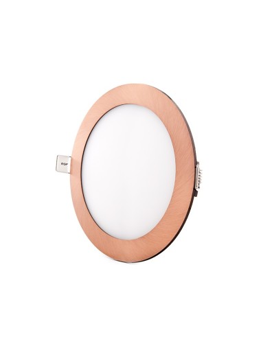 Slimline Downlight 12W 805Lm  3000ºK Rond Bronze 50.000H [GL-CL-R12N-B-WW]