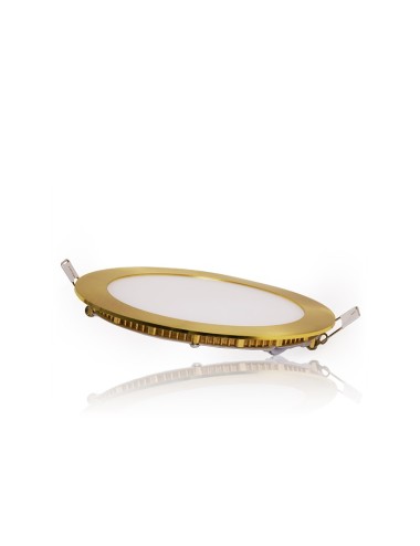 Slimline Downlight 18W 1217Lm  3000ºK Rond Or 50.000H [GL-CL-R18N-G-WW]