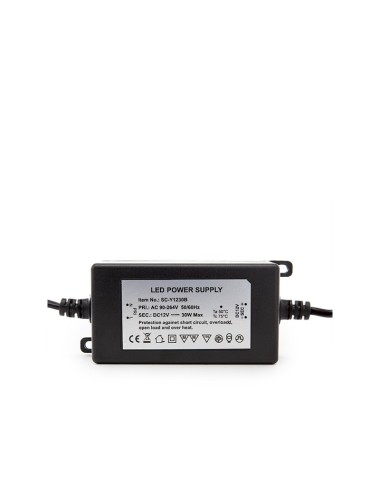 Driver IP67 30W 90-264VAC/12VDC Connecteur Femelle