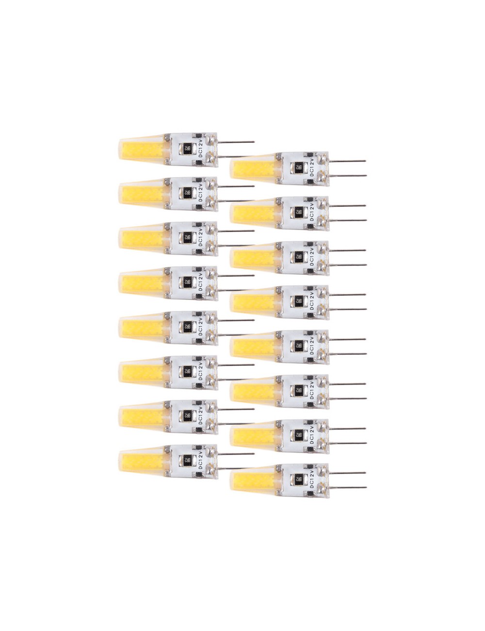 Pack 16 Ampoules LED G4 3W 270Lm 6000ºK 12V Ac/Dc 40.000H [CA-G4-3W-12-CW-PK16-AP]