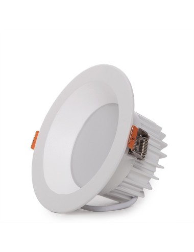 Projecteur Downlight Rond LED 7W 700Lm 6000ºK Anti-Éblouissement UGR19 40.000H [HO-DL-AD-7W-CW]