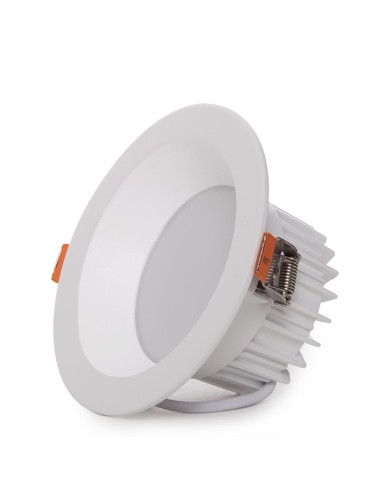 Projecteur Downlight Rond LED 9W 900Lm 6000ºK Anti-Éblouissement UGR19 40.000H [HO-DL-AD-9W-CW]