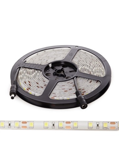 Bande de 60 LEDs/M 100W 6.900Lm 6000ºK SMD5054 12VDC IP65 x5M 40.000H [CA-60-5054-12-IP65-CW]-Blanc Froid