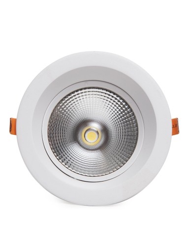 Projecteur Downlight Rond LED 15W 1.500Lm 6000ºK Anti-Éblouissement UGR19 40.000H [HO-DL-AD-COB-15W-CW]
