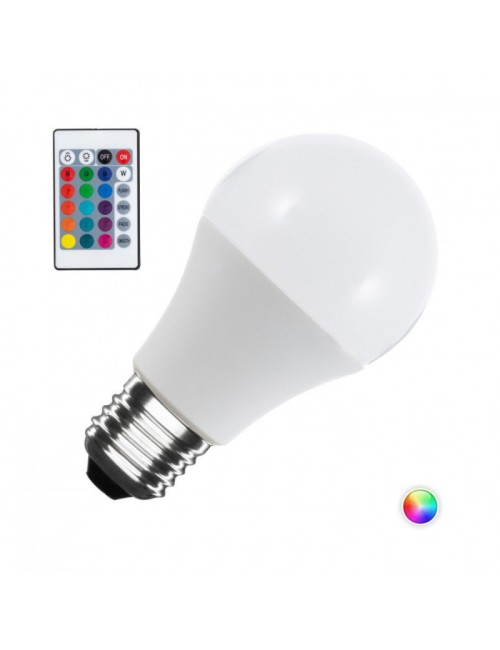 Ampoule LED E27 10W 3000ºK RVB + Ww Mando 40.000H [CA-E27-10-RVB-WW]