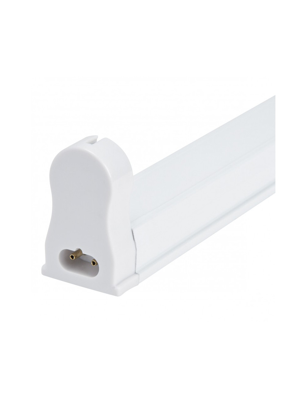 Luminaire Aluminium Eco 1 X Tube LED T8 120Cm Connexion à Une Extrémité