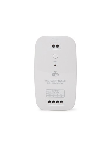 Controlateur Wifi Bande de LED - Trois En Un - Température Couleur/RVB/Dim - Compatible Alexa