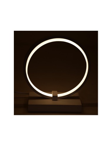 Lampe De Table 15W  935Lm 4200ºK LED Circle Dimmable 40.000H [HO-LM-CIRCLE-20W-W]