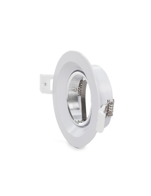 Bague Projecteur Downlight  Rond GU10  Ø92Mm - Blanc