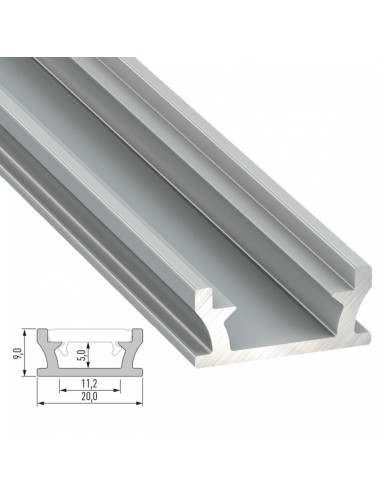 Profil Aluminium Type TERRA 2,02M