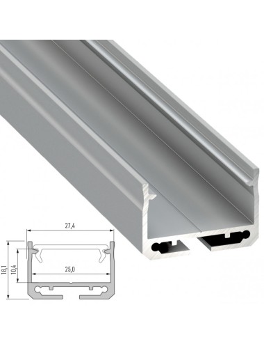 Profil Aluminium Type SILEDA 2,02M