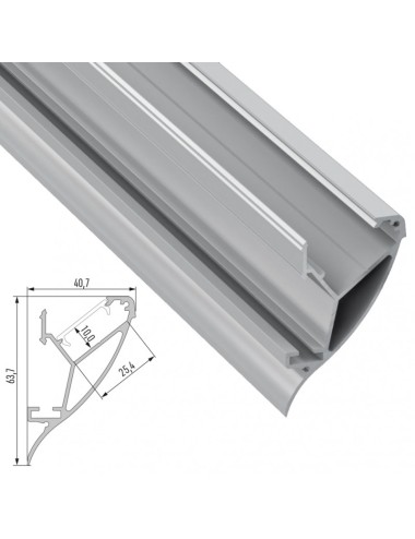 Profil Aluminium  CONVA 2,02M