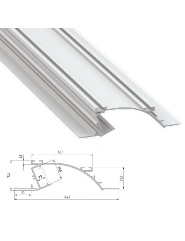 Profil Aluminium  Môle 2,02M LL-10-0514-20