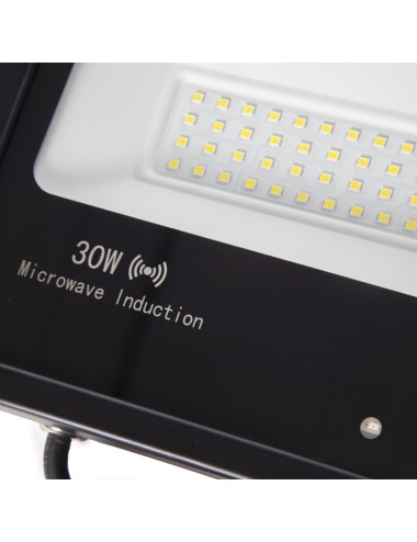 Projecteur LED 30W 3.600Lm 6000ºK IP65 Détecteur de Mouvement Intégré 40.000H [1916-NS-HVFL30W-L-CW]