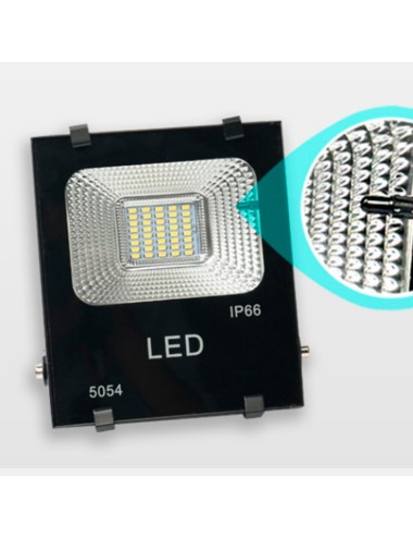 Projecteur LED 30W 3.000Lm 6000ºK Solaire Sensor 30W + Télécommande Panneau 6V/12W 40.000H [PL-626003-CW]