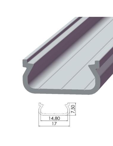 Profil Aluminium Type ECO P01 1,00M