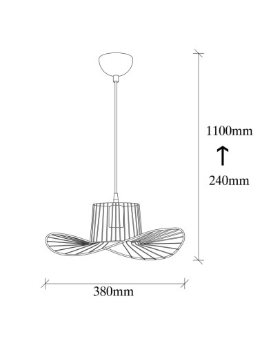 Lampe à suspension \"Fu\'an\" [OPV-892OPV1724]