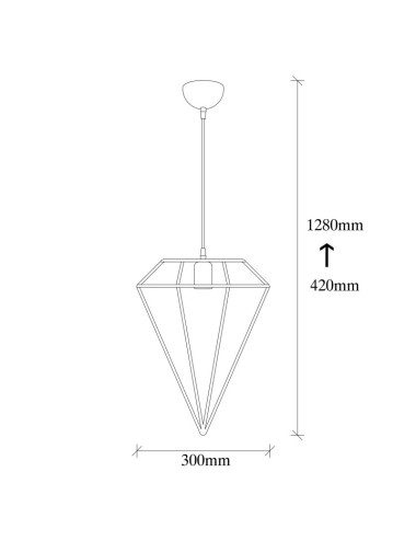 Lampe à suspension \"Antalya\" [OPV-892OPV1618]