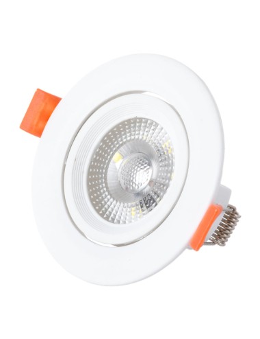 Projecteur Downlight Rond LED 7W 600Lm 6000ºK 38º 40.000H [HO-IN-DL7W-CW]