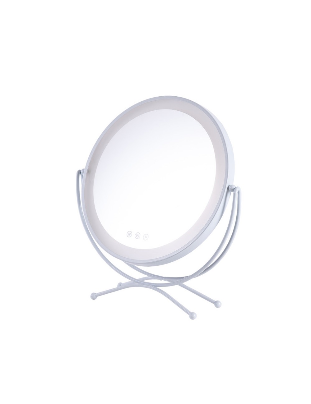 Miroir de maquillage éclairé LED 4200ºK 48x43Cm Blanc40.000H [SUN-KRS-430A-W]