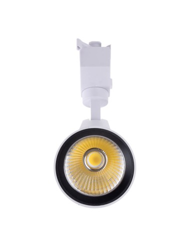 Éclairage sur rail LED  30W 2700Lm 4200ºK Lumiastra Moonphasé 40.000H [LUM-ATH070030W-W-W]