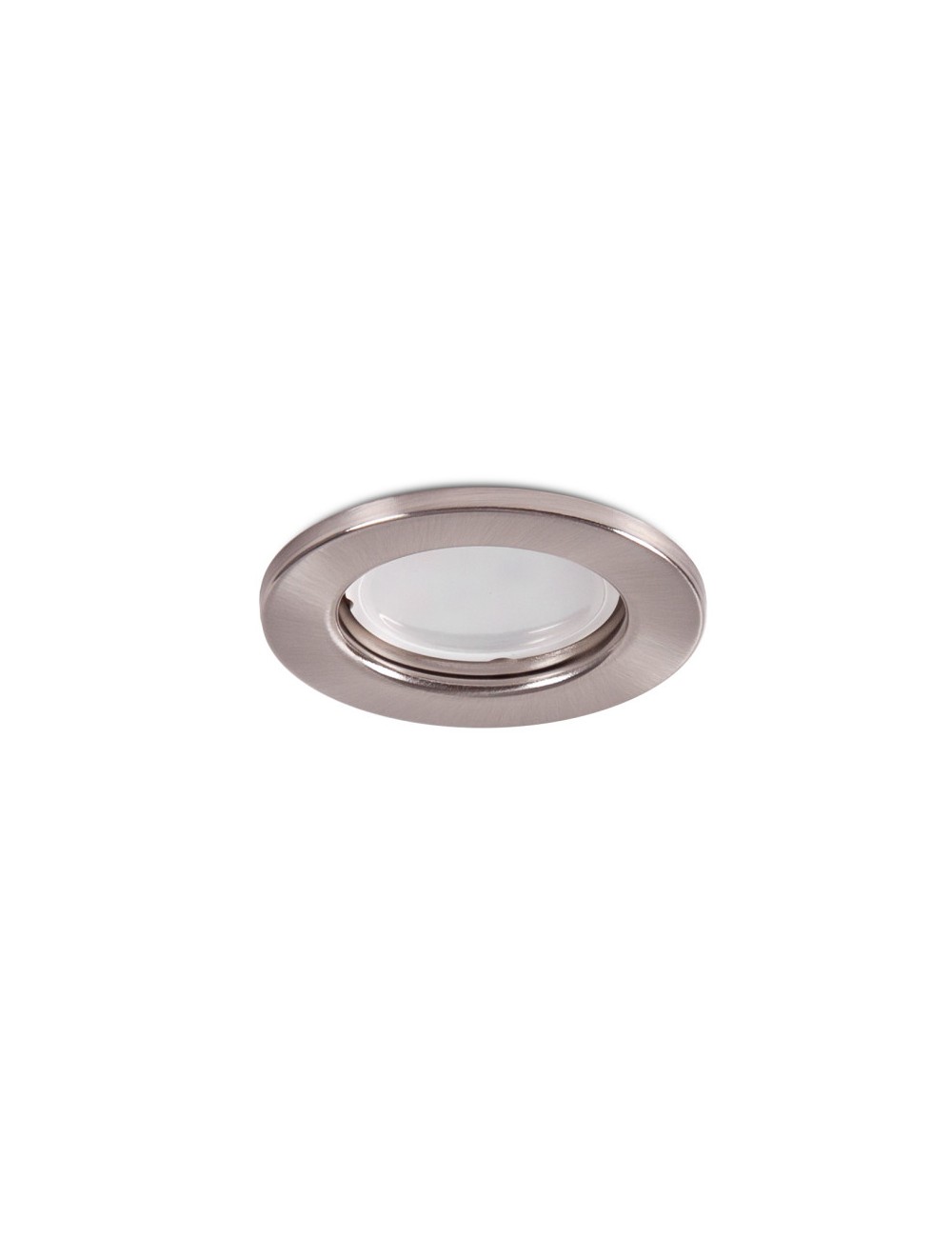 Bague Projecteur Downlight Rond \"Sara\" Acier 81mm - Satin