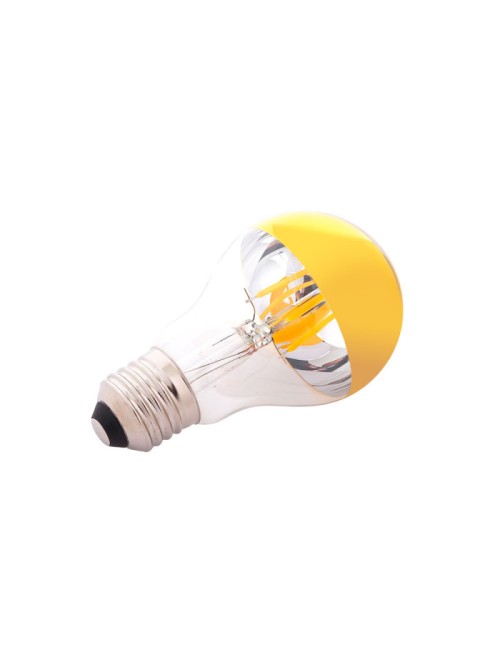 Ampoule LED E27 4W  273Lm 2000ºK Filament A6 Réflecteur Or 40.000H [WR-A60-GOLDEN-4W-WW]